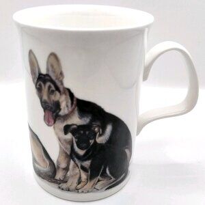 Roy Kirkham  Mug Dog Lovers: German Shepard Alsatian, Bone China